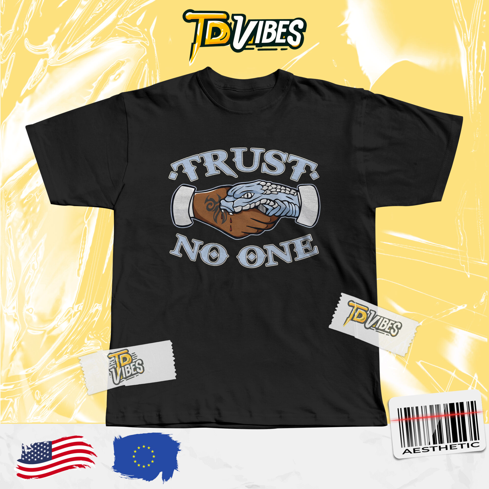 Wolf Grey 5s Trust No One Shirt