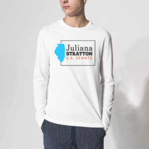 Womens Juliana Stratton For Illinois Us Senate 2026 T-shirt 3