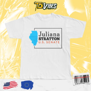 Womens Juliana Stratton For Illinois Us Senate 2026 T-shirt