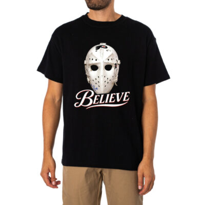 Bernie Parent Ice Hockey Mask Believe Tshirt 1