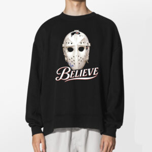 Bernie Parent Ice Hockey Mask Believe Tshirt 2