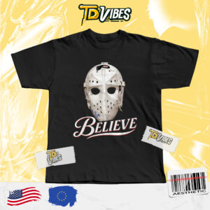 Bernie Parent Ice Hockey Mask Believe Tshirt
