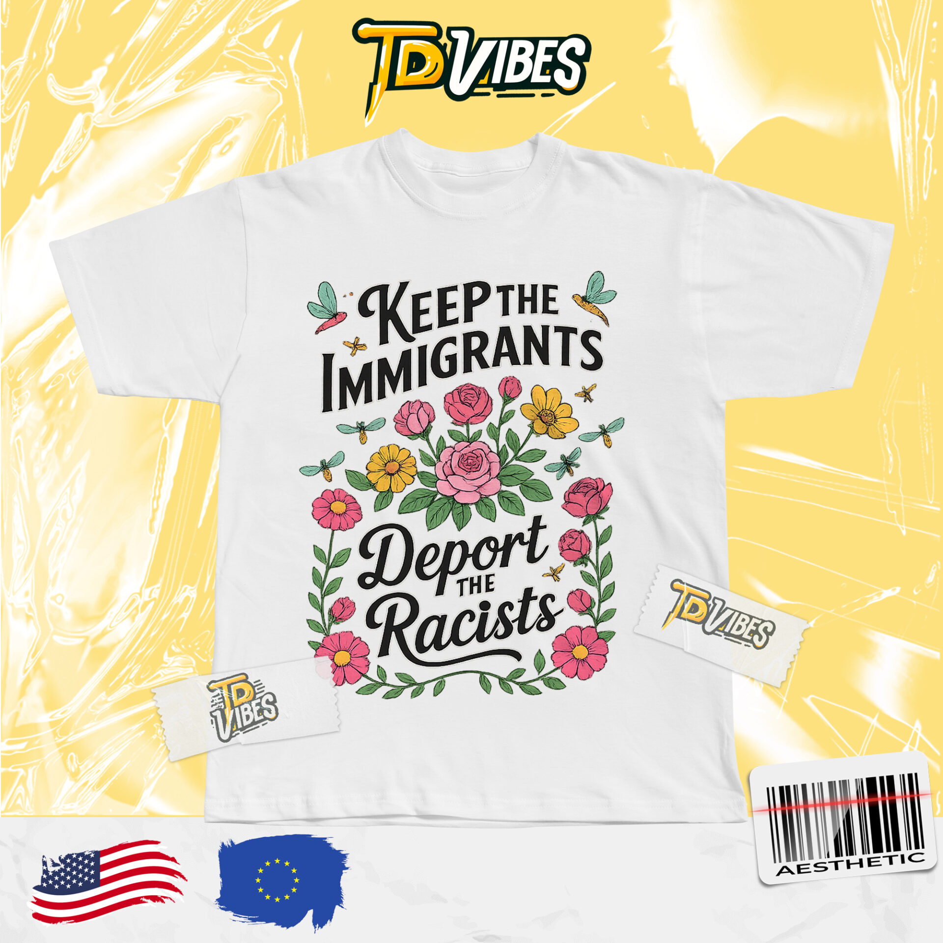 Keep The Immigrants Deport The Racists Anti Trump Shirt