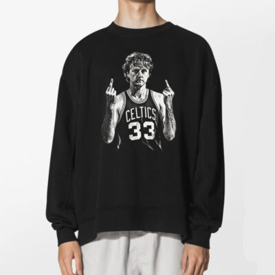 Larry Bird Middle Finger Shirt 2