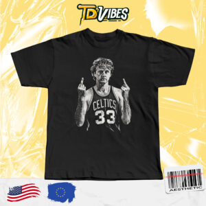 Larry Bird Middle Finger Shirt