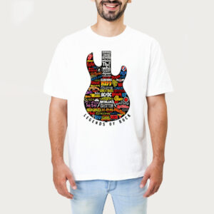 Legends Of Rock Guitar Tshirt 1