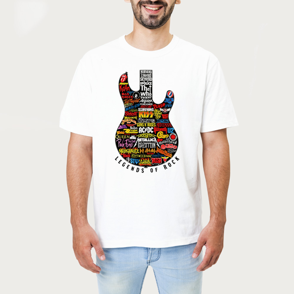 Legends Of Rock Guitar Tshirt 1