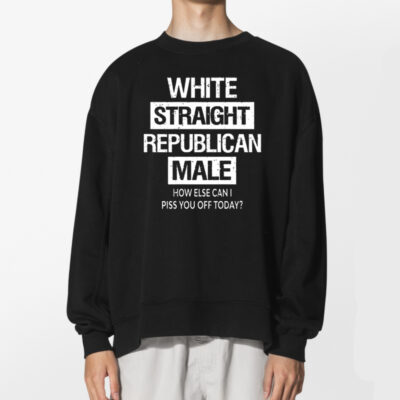 White Straight Republican Male Tshirt 2