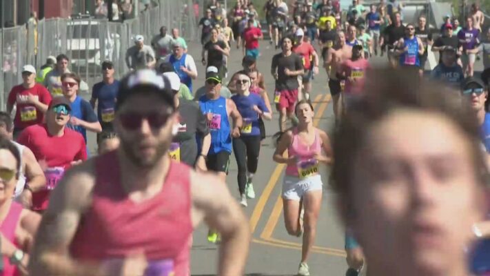 Runners and walkers fill Spokane’s streets as the Bloomsday Run 2026 marks its 50th annual race.
