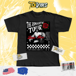 Bruno Mar The Romantic Tour 2026 Tshirt