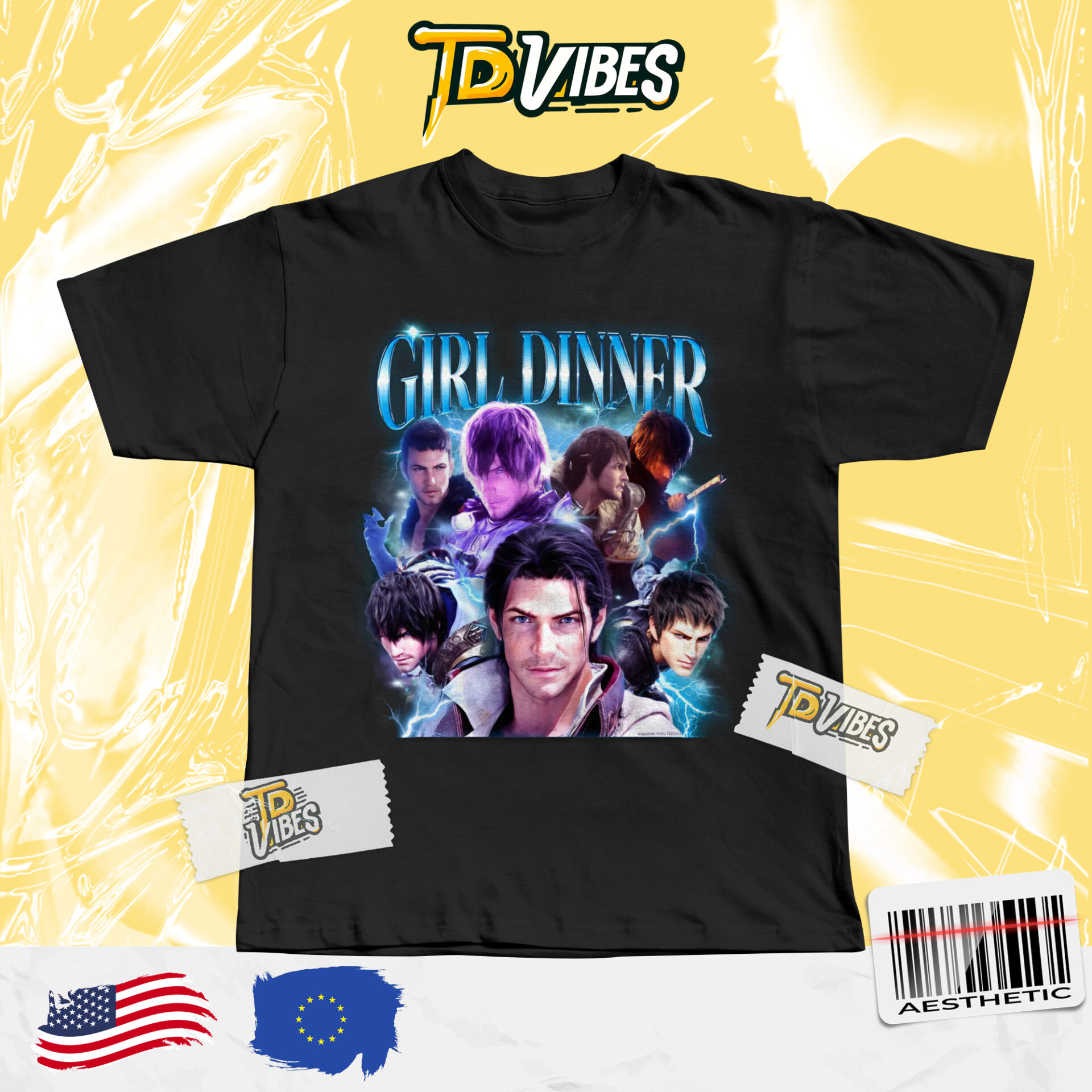 Girl Dinner Final Fantasy Iv Shirt