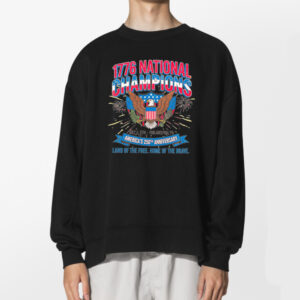 July 4th 1776 National Champions America 250th Anniversary Tshirt 2