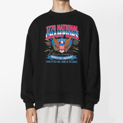 July 4th 1776 National Champions America 250th Anniversary Tshirt 2