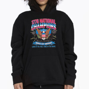 July 4th 1776 National Champions America 250th Anniversary Tshirt 3