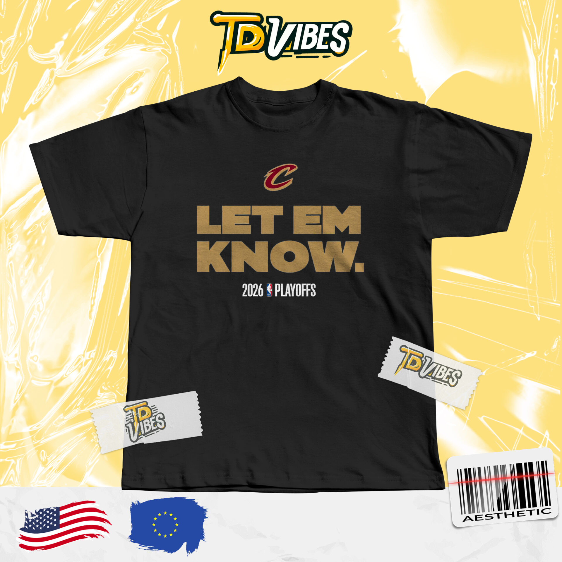 Let Em Know Cleveland Cavaliers Nba Basketball 2026 Playoffs Tshirt