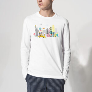 New York City Skyline Landmark Tshirt 3