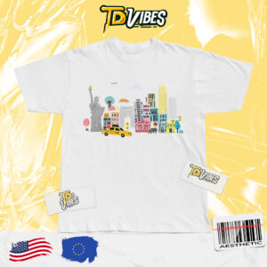 New York City Skyline Landmark Tshirt