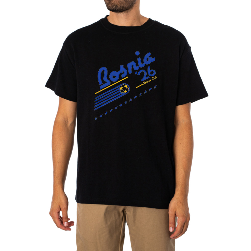 Retro Bosnia And Herzegovina Soccer Cup Tshirt 1