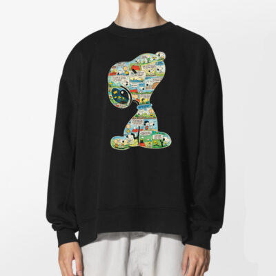 Snoopy Comic Strip Collage Color Shirt 2