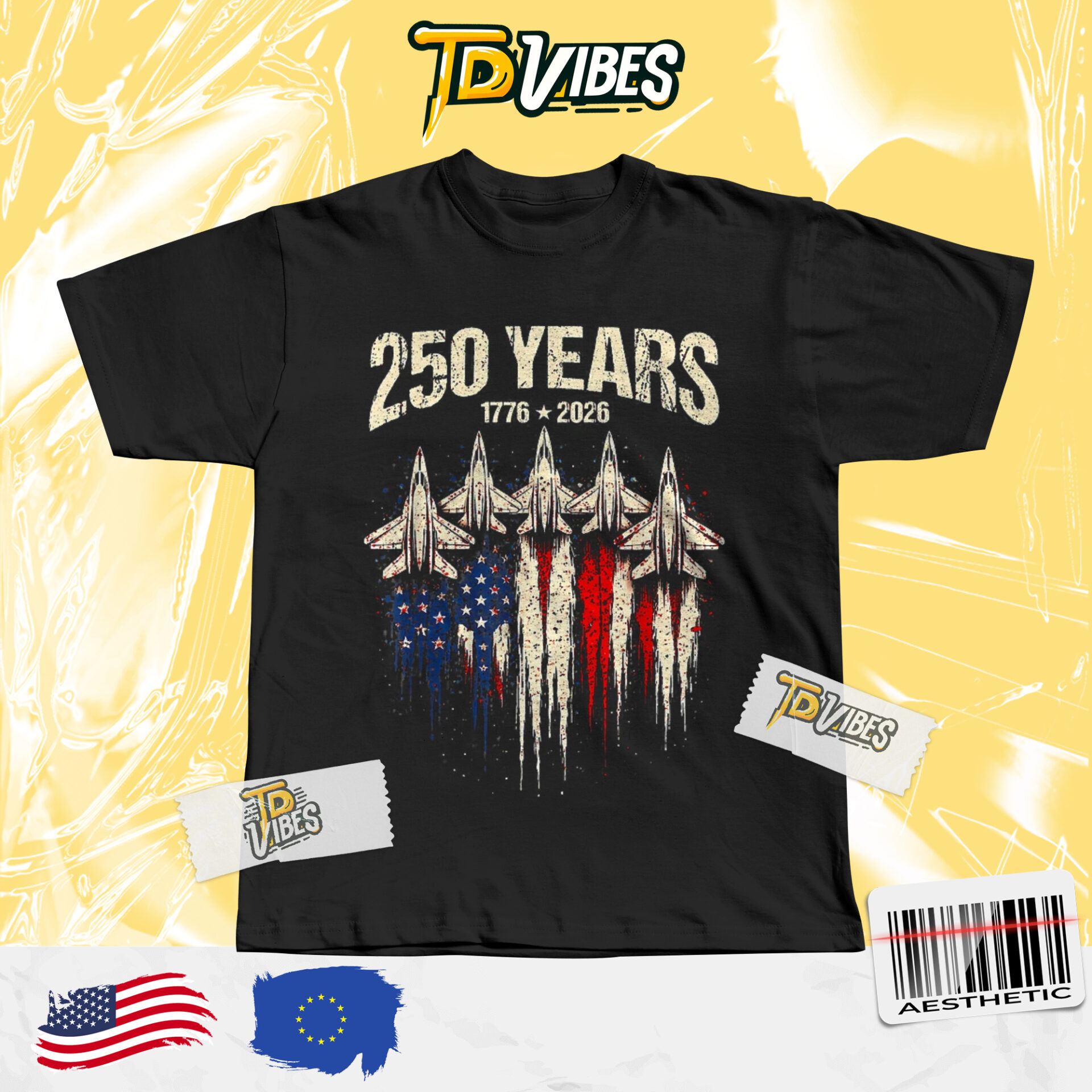 250 Years Americans Independent Day Fourth Of July Shirt