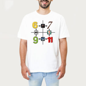 69 67 911 7-11 Meme T-shirt 1