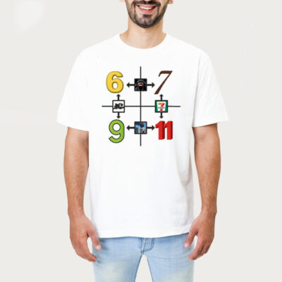 69 67 911 7-11 Meme T-shirt 1