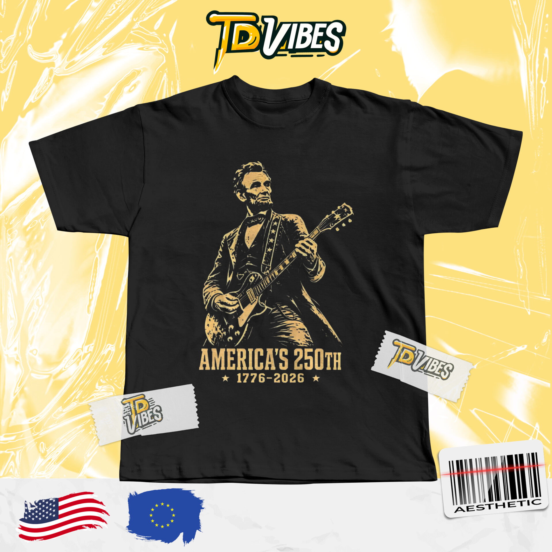 Abraham Lincoln Fourth Of July America Independent Day Shirt