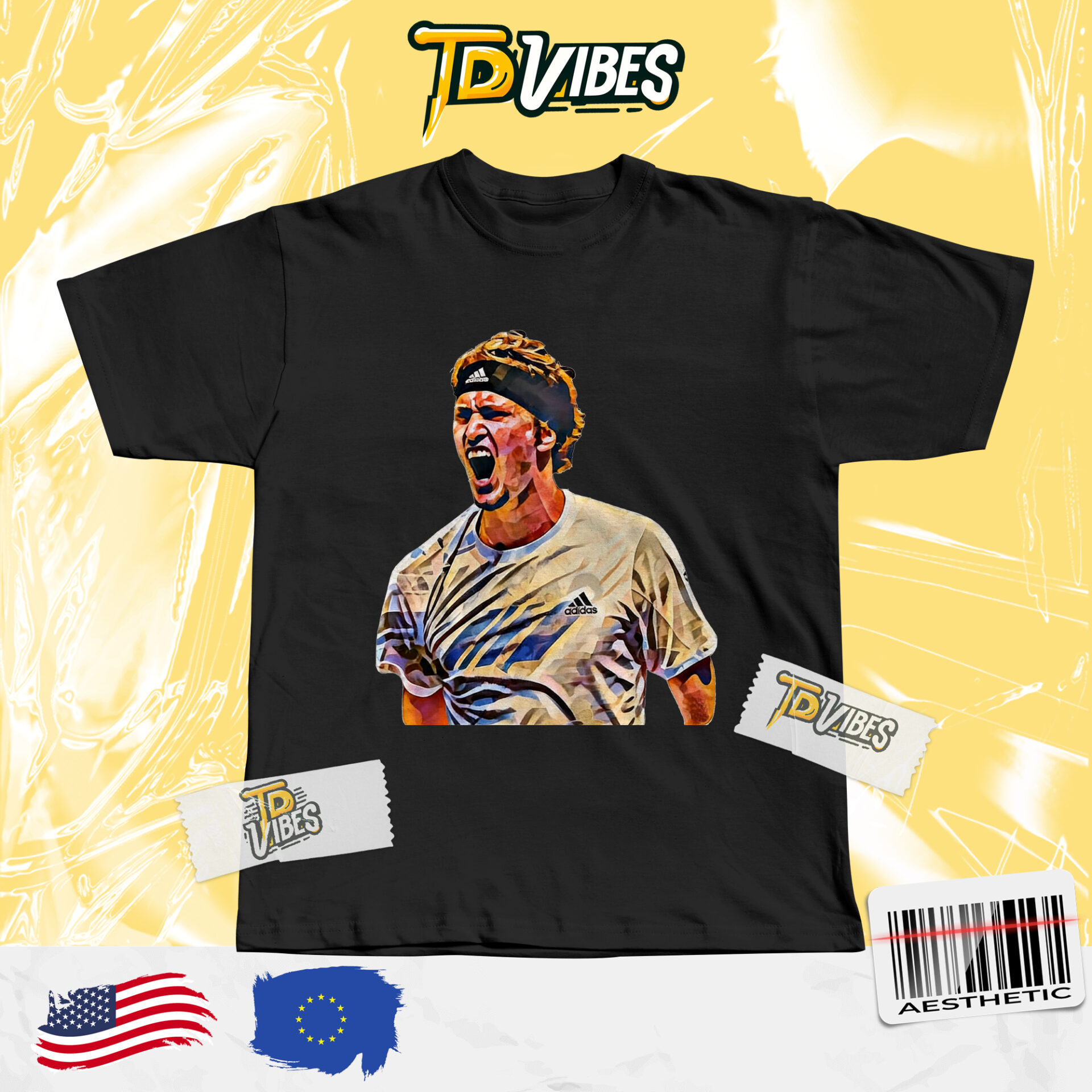 Alexander Zverev Tennis Player Shirt