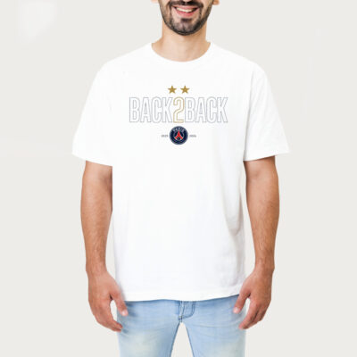 Back To Back Psg Champion League 2025-26 T-shirt 1