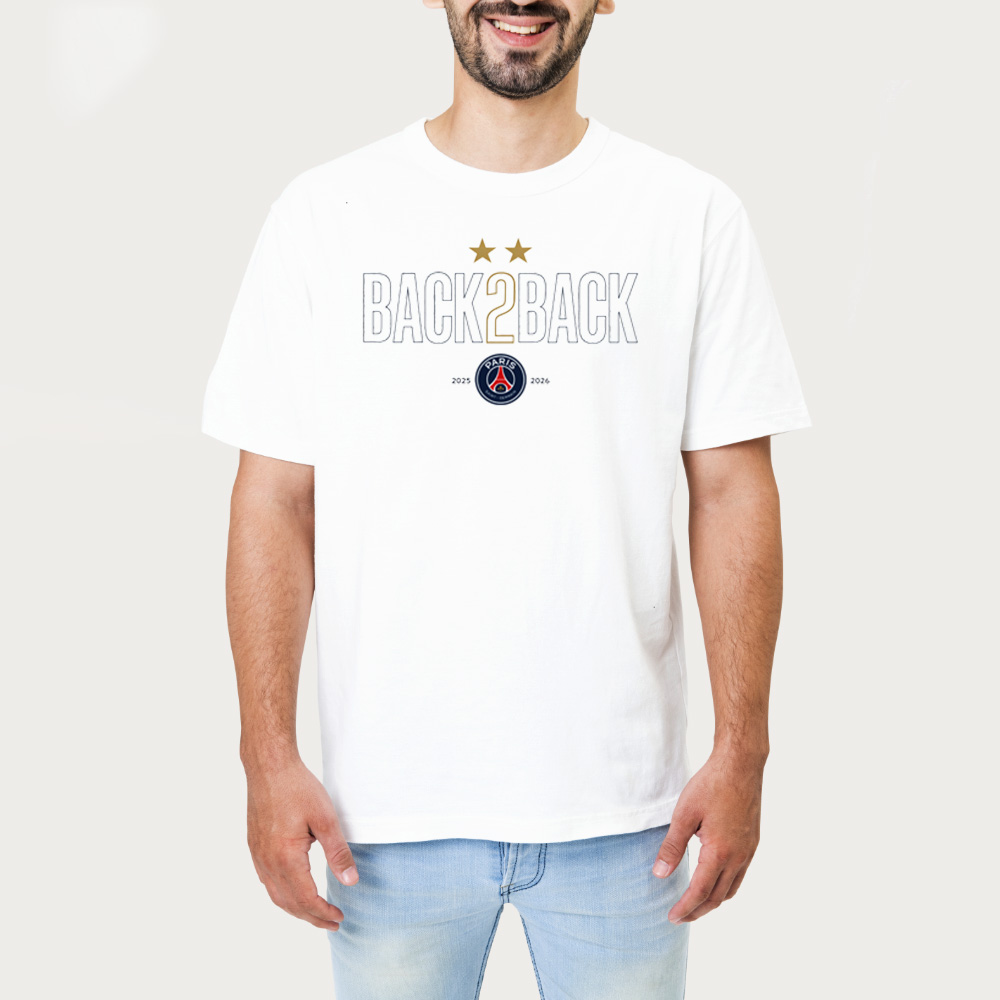 Back To Back Psg Champion League 2025-26 T-shirt 1