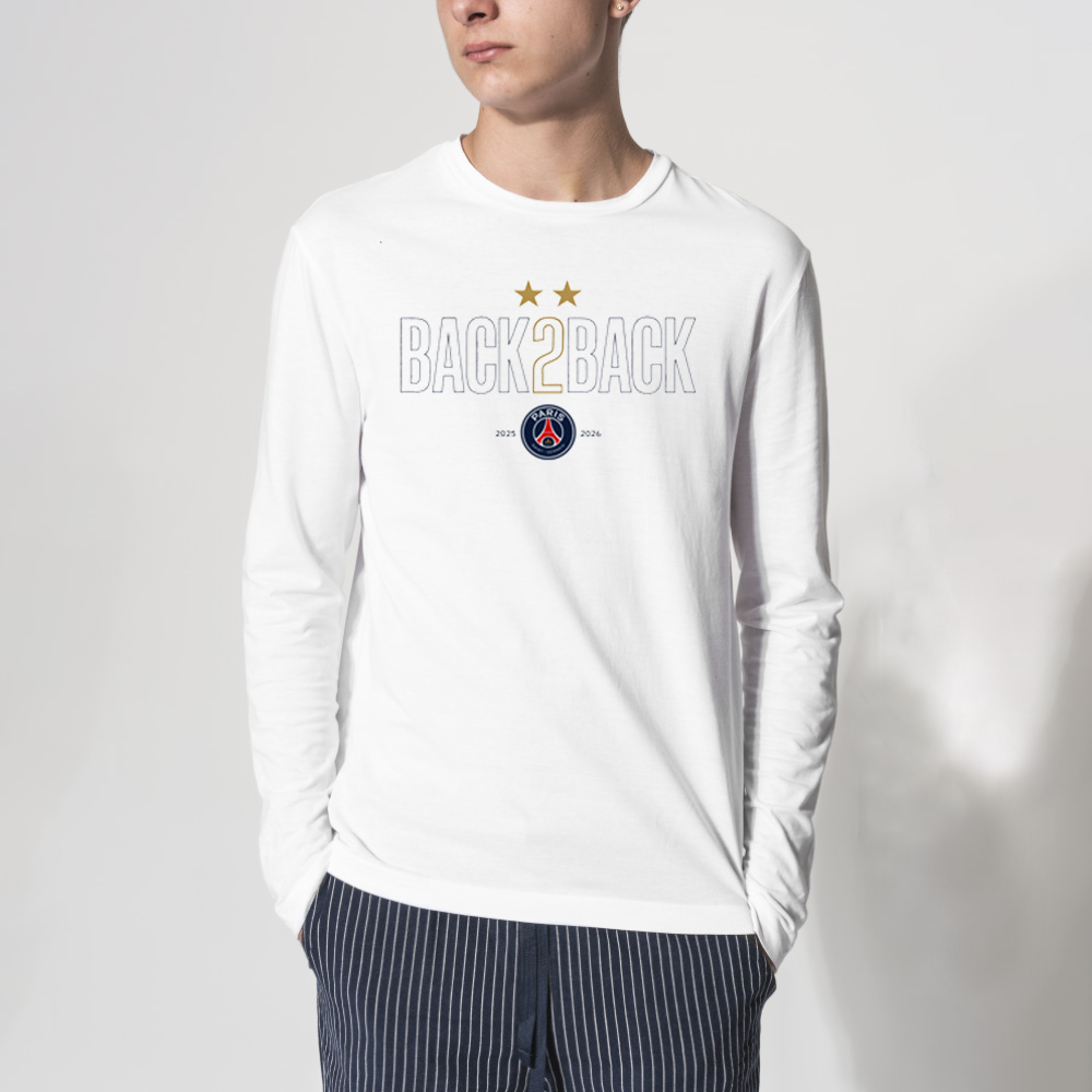 Back To Back Psg Champion League 2025-26 T-shirt 3