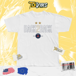 Back To Back Psg Champion League 2025-26 T-shirt