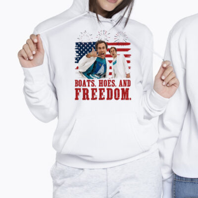 Boats Hoes And Freedom Fourth Of July Shirt 2