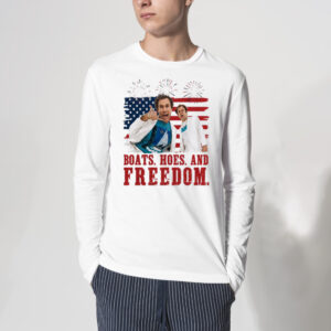 Boats Hoes And Freedom Fourth Of July Shirt 3