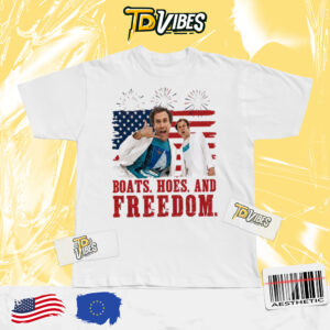 Boats Hoes And Freedom Fourth Of July Shirt 4