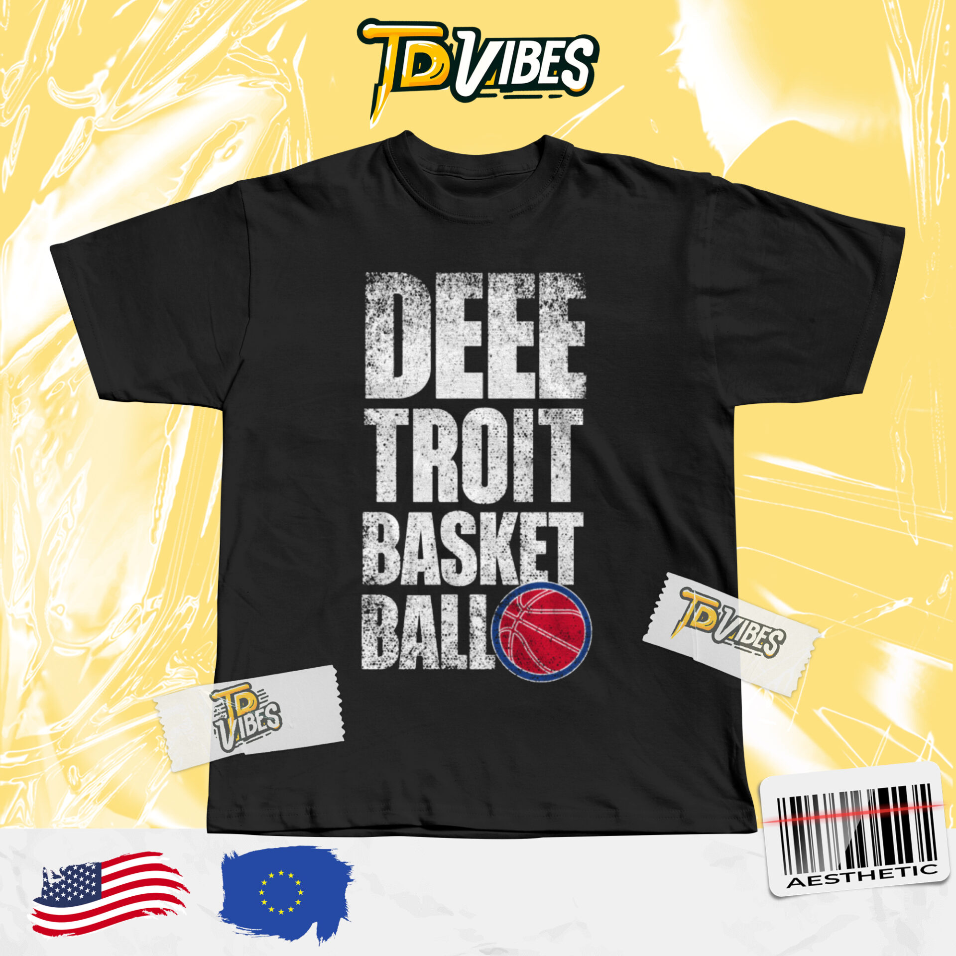 Deeetroit Basketball Funny Meme Shirt