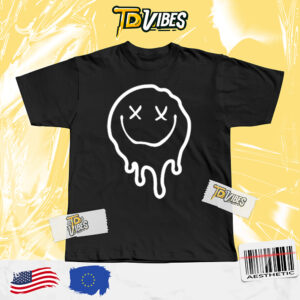 Melting Smiley Face Summer Heat Wave Shirt 4