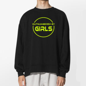 Outnumbered By Girls Father Day Gift Tshirt 2