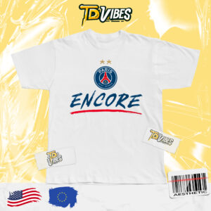 Psg 2 Eiffel Stars Encore Graphic Champion League 2025-26 T-shirt