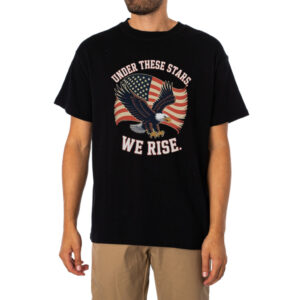 Patriotic Freedom Bald Eagle American Flag Shirt 1