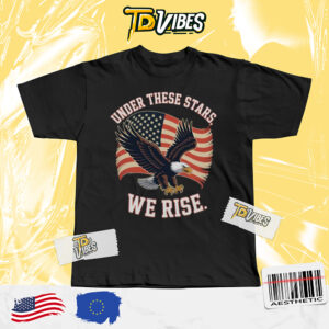 Patriotic Freedom Bald Eagle American Flag Shirt 4