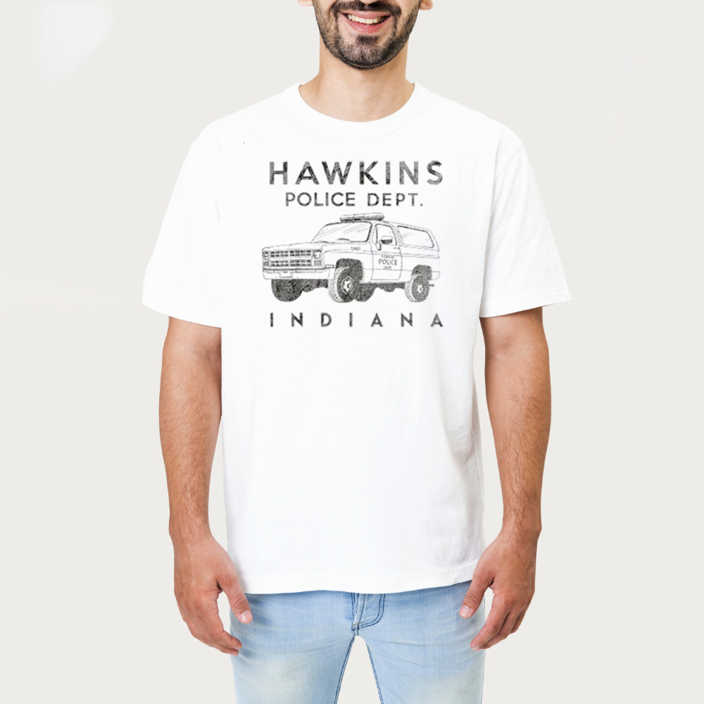 Stranger Things Hawkins Police Dept Indiana Shirt 1