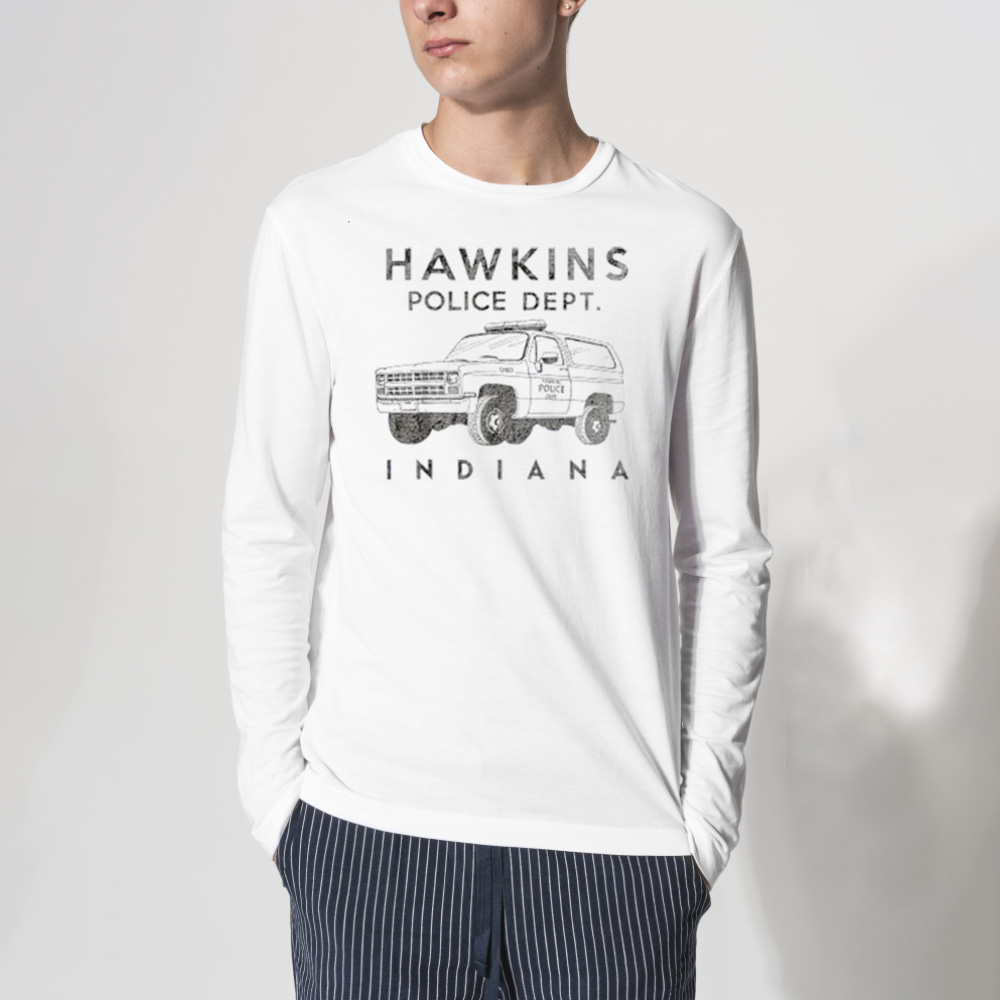 Stranger Things Hawkins Police Dept Indiana Shirt 3