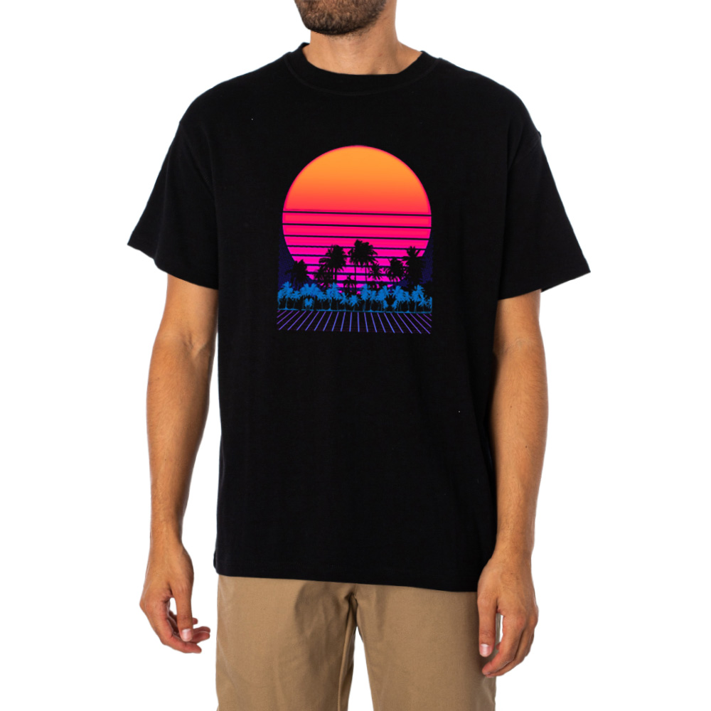 Vaporwave Palm Trees Sunset 80s Shirt 1