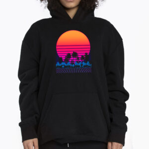 Vaporwave Palm Trees Sunset 80s Shirt 3