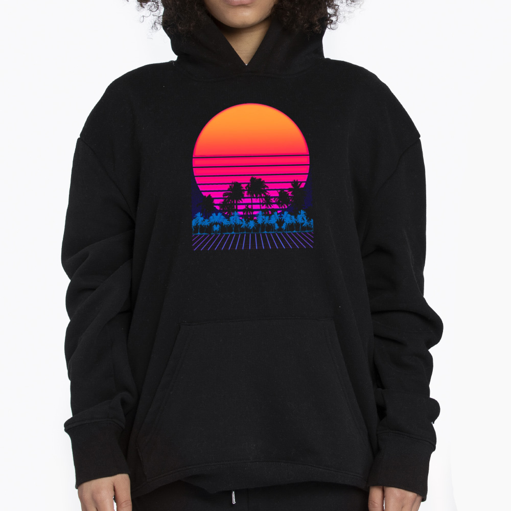Vaporwave Palm Trees Sunset 80s Shirt 3