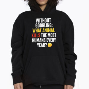 Without Googling What Animal Kills The Most Humans Every Year T-shirt 3