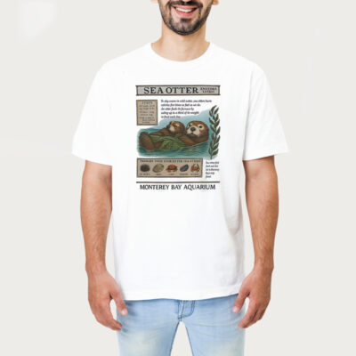 Vintage Sea Otter Monterey Bay Aquarium Fundraiser Shirt 1