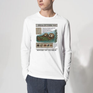 Vintage Sea Otter Monterey Bay Aquarium Fundraiser Shirt 3